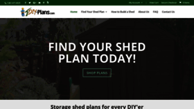What Diy-plans.com website looked like in 2019 (5 years ago)