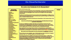 What Die-steuerfachberater.de website looked like in 2019 (5 years ago)