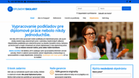 What Diplomovky-bakalarky.eu website looked like in 2019 (5 years ago)