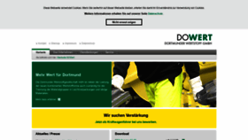 What Dowert.de website looked like in 2019 (5 years ago)