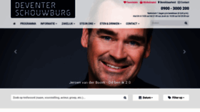 What Deventerschouwburg.nl website looked like in 2019 (5 years ago)