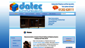 What Dateccommunications.co.uk website looked like in 2019 (5 years ago)