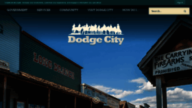 What Dodgecity.org website looked like in 2019 (5 years ago)