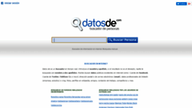 What Datosde.com website looked like in 2019 (5 years ago)