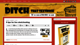 What Ditchthattextbook.com website looked like in 2019 (5 years ago)