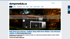 What Domyzmodulu.cz website looked like in 2019 (5 years ago)