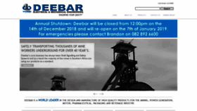 What Deebar.co.za website looked like in 2019 (5 years ago)