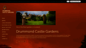 What Drummondcastlegardens.co.uk website looked like in 2019 (5 years ago)