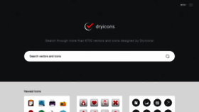 What Dryicons.com website looked like in 2019 (5 years ago)