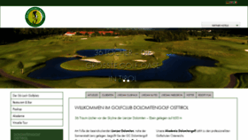 What Dolomitengolf.at website looked like in 2019 (5 years ago)