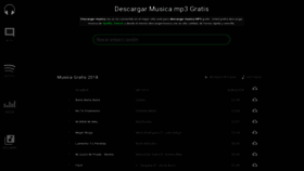 What Descargarmusica.me website looked like in 2019 (5 years ago)
