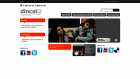 What Dincat.cat website looked like in 2019 (5 years ago)
