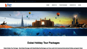 What Dubaiholidaytourpackages.com website looked like in 2019 (5 years ago)