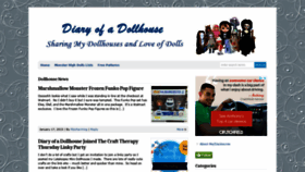 What Diaryofadollhouse.com website looked like in 2019 (5 years ago)