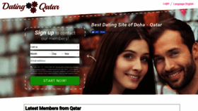 What Datingqatar.com website looked like in 2019 (5 years ago)