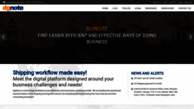 What Dgnote.com website looked like in 2019 (5 years ago)