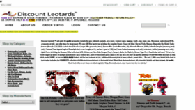 What Discountleotards.com website looked like in 2019 (7 years ago)