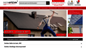 What Distriartisan.fr website looked like in 2019 (6 years ago)