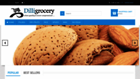 What Dilligrocery.com website looked like in 2019 (5 years ago)