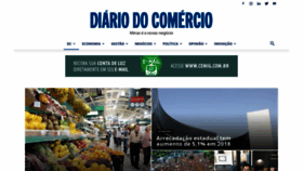 What Diariodocomercio.com.br website looked like in 2019 (7 years ago)