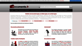 What Documents.fr website looked like in 2019 (5 years ago)