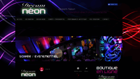 What Dream-neon.com website looked like in 2019 (5 years ago)