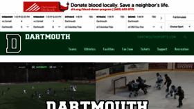 What Dartmouthsports.com website looked like in 2019 (5 years ago)