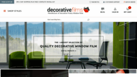 What Decorativefilm.com website looked like in 2019 (6 years ago)