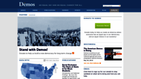 What Demos.org website looked like in 2019 (6 years ago)