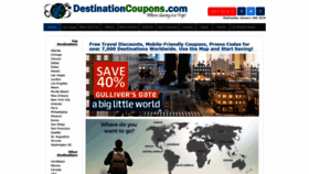 What Destinationcoupons.com website looked like in 2019 (5 years ago)