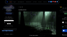 What Digitalblasphemy.com website looked like in 2019 (6 years ago)