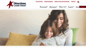 What Directionscu.org website looked like in 2019 (5 years ago)