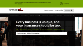 What Directlineforbusiness.co.uk website looked like in 2019 (5 years ago)