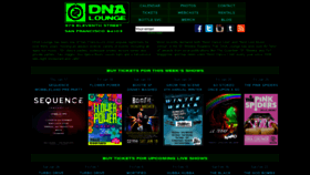 What Dnalounge.com website looked like in 2019 (5 years ago)
