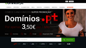 What Dominios.pt website looked like in 2019 (5 years ago)