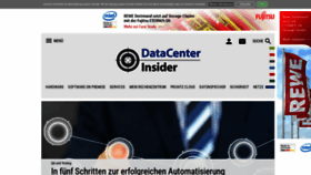 What Datacenter-insider.de website looked like in 2019 (5 years ago)