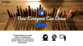 What Drawspace.com website looked like in 2019 (7 years ago)
