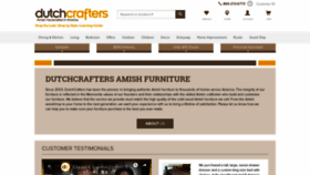 What Dutchcrafters.com website looked like in 2019 (5 years ago)