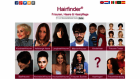 What De.hairfinder.com website looked like in 2019 (5 years ago)