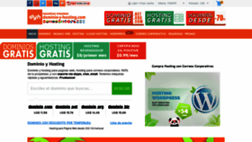 What Dominio-y-hosting.com website looked like in 2019 (5 years ago)