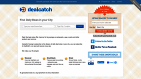 What Dealcatch.com website looked like in 2019 (5 years ago)