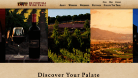 What Deportolawinetrail.com website looked like in 2019 (5 years ago)