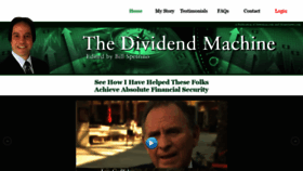 What Dividendmachine.com website looked like in 2019 (5 years ago)