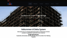 What Deltasystem.no website looked like in 2019 (5 years ago)