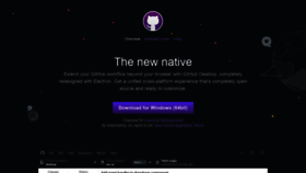 What Desktop.github.com website looked like in 2019 (5 years ago)