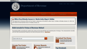 What Dor.ga.gov website looked like in 2019 (5 years ago)