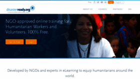 What Disasterready.org website looked like in 2019 (6 years ago)