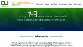 What Digitalunite.com website looked like in 2019 (5 years ago)