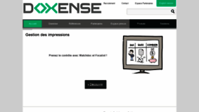 What Doxense.fr website looked like in 2019 (5 years ago)