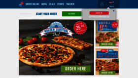 What Dominos.ch website looked like in 2019 (5 years ago)